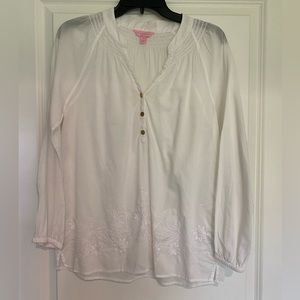 Lilly Pulitzer white top size S